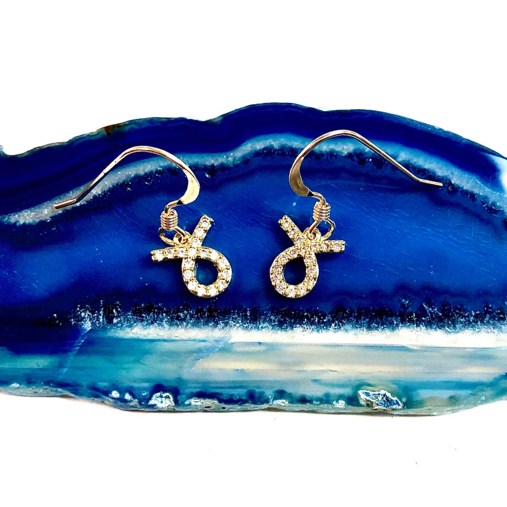 Taurus Earrings, Constellation, Zodiac, Astrology